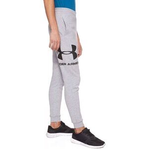 Under Armour Mens UA Rival Fleece Jogger Pants X-Large Grey/Black - NWT